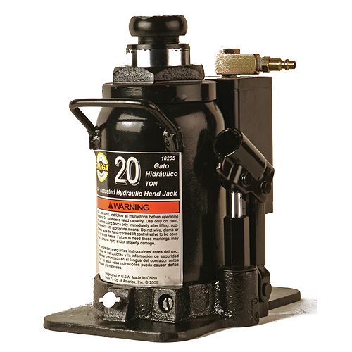 Omega 20 Ton Air/Hydraulic Bottle Jack - OME18205 Best Price