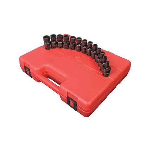 Sunex 13 Piece 3/8 Drive 12 Point Metric Universal Impact Socket Set - SUN3691 Best Price
