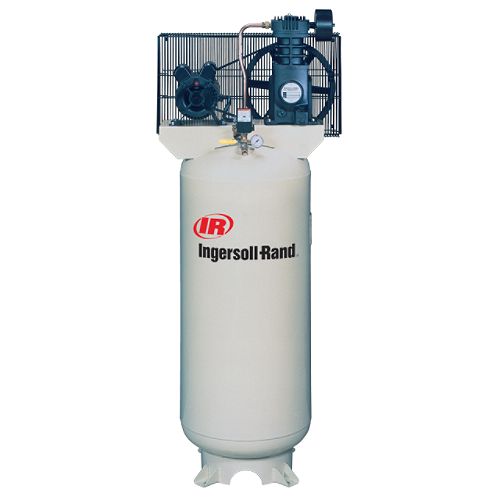 Ingersoll-Rand 60 gal. Air Compressor, Vertical Tank, 5 hp Twin Cylinder 