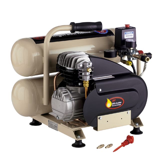 Ingersoll-Rand 4.5 gal. Air Compressor, 2 hp. Twin Stack Tank