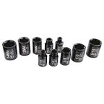 Ingersoll-Rand 10 pc. 1/4 in. Combo SAE/Metric Socket Set