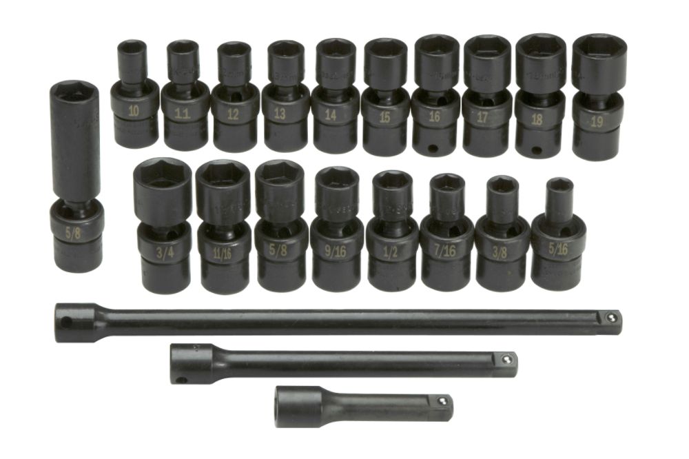 SK 22 pc. 3/8 in. Drive Swivel Impact Master Socket Set