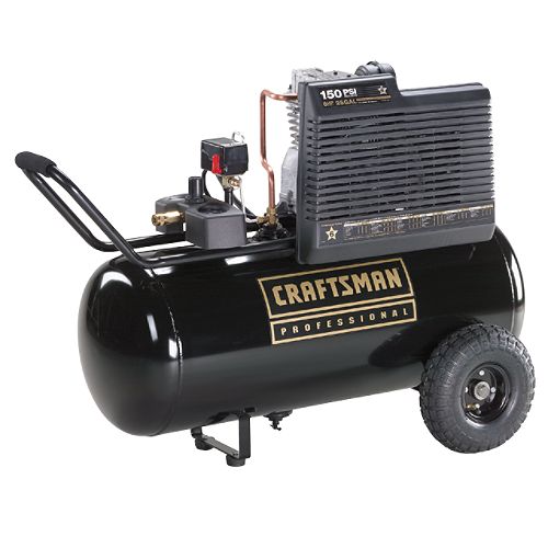 Craftsman Professional 25 gal. Air Compressor, 1.8 hp, Horizontal Tank 