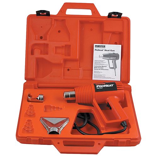 Master Appliance Proheat Heat Gun with 2 Attachments and Case - MASPH1100K