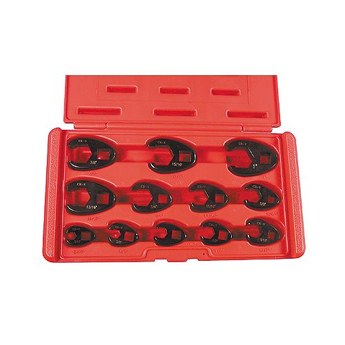 Astro Pneumatic 12 Piece 3/8 Drive SAE Crowfoot Wrench Set - AST7112 Best Price