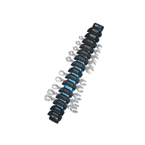 E-Z Red 15 Piece Magnetic Wrench Holder - Blue - EZRWR1500-B Best Price