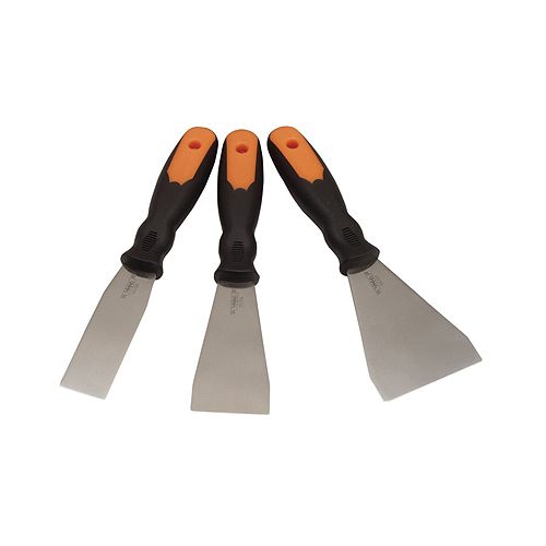 Vim Products 3 Piece Flexible Stainless Steel Putty Knife Set - VIMSS7100 Best Price