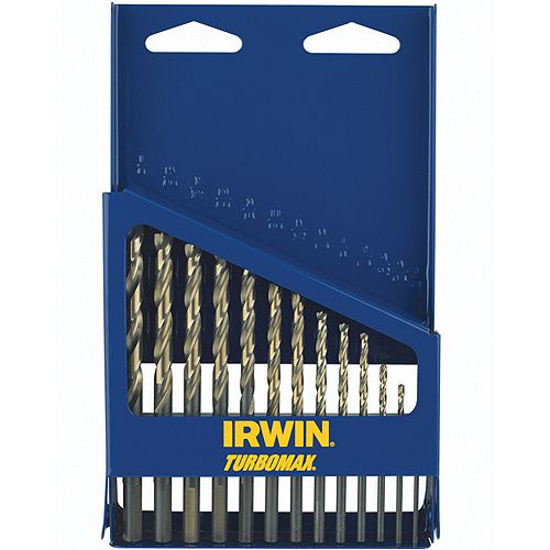Hanson 13 Piece SAE TURBOMAX Drill Bit Set - HAN73136 Best Price