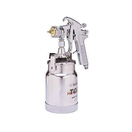 ITW Devilbiss Suction Spray Gun 1.8mm Fluid Tip with Cap and Cup - DEVJGA-636 Best Price