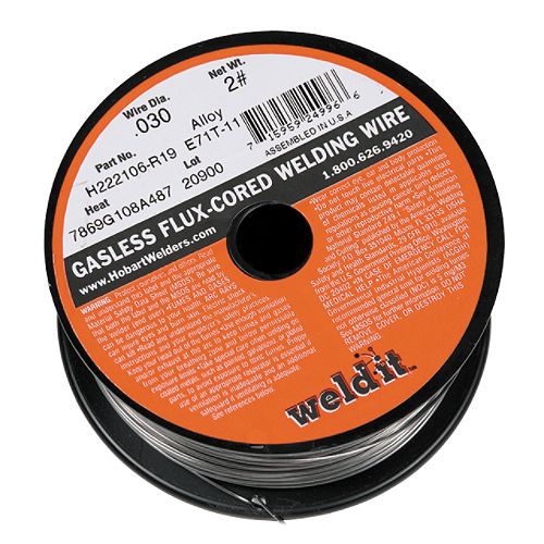 Weldit E71TGS-6 Flux Cord .030 in. dia. Solid Carbon Steel Welding Wire - H222106R19 Best Price