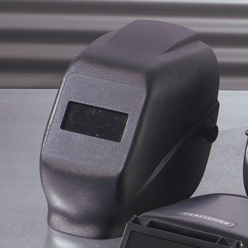 Craftsman 2 x 4-1 4 in. Fixed-Front Helmet, Black - 20653 