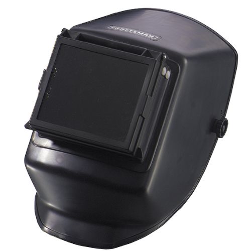 Craftsman 4-1 2 x 5-1 4 in. Lift-Front Helmet, Black - 20659 
