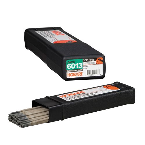 Hobart 6013 Stick Electrode, All-Purpose, Light-To-Medium Penetrating, 3 32 - 10 lb. 