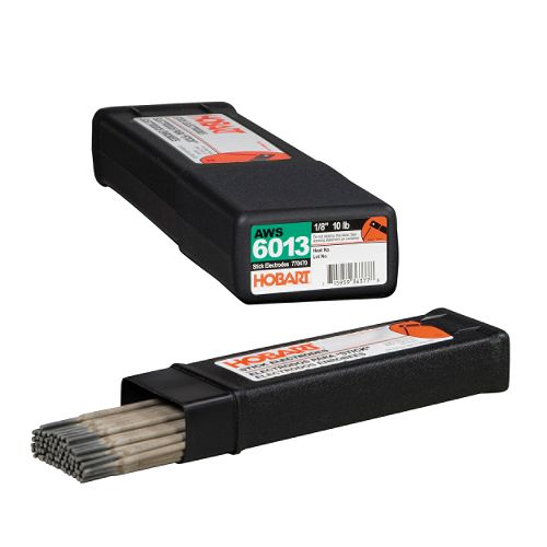 Hobart 6013 Stick Electrode, All-Purpose, Light-To-Medium Penetrating, 1 8 - 10 lb. 