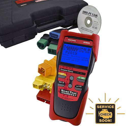 Craftsman CanOBD2&1 Scan Tool Kit with PC Software & Optional RepairSolutions - 20899