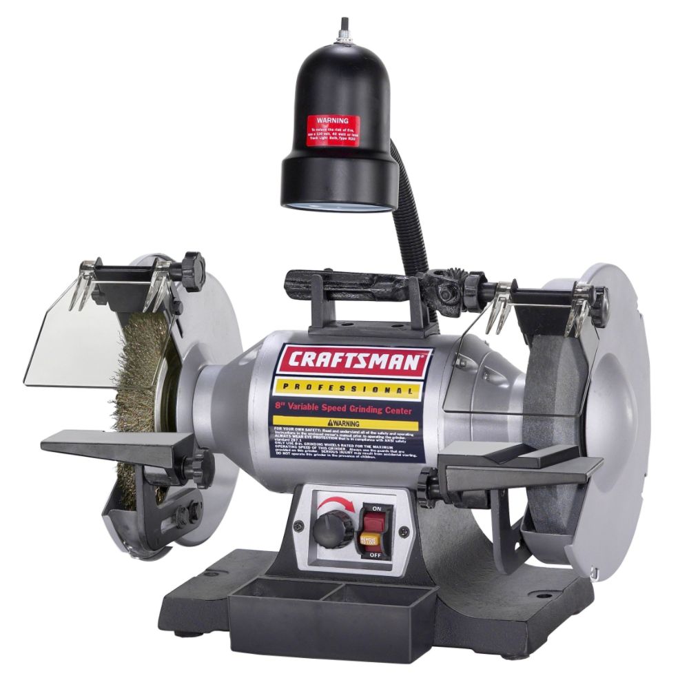 Craftsman Professional 8 in. Bench Grinder, Variable Speed