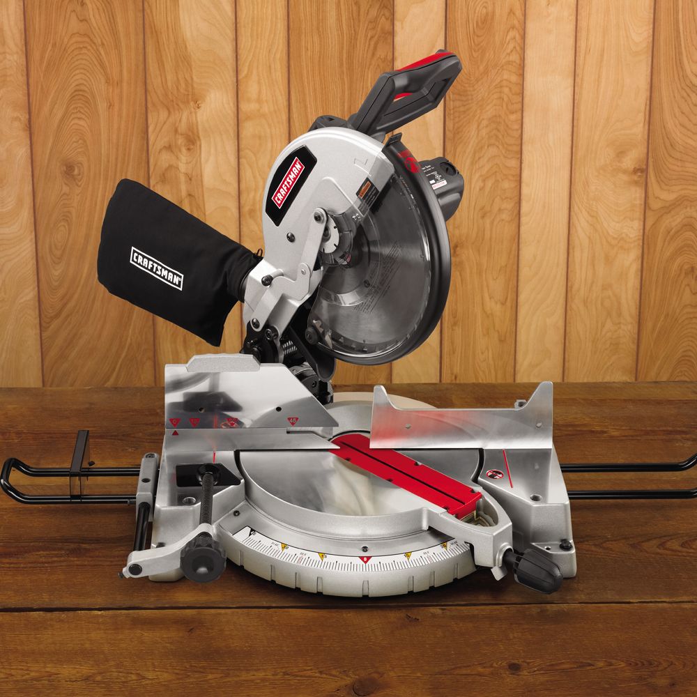 Craftsman 12 in. Compound Miter Saw with Laser Trac and Twist Handle