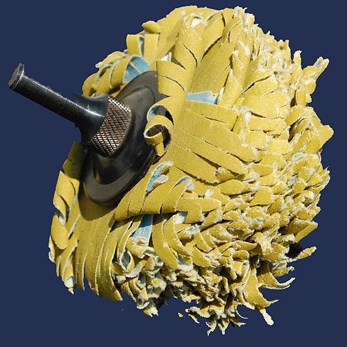Sand-Flee Finishing Mop 4 Double Mop Kit (96 Sheet) Gold 180 Grit - RJR-4DM-180-K Best Price