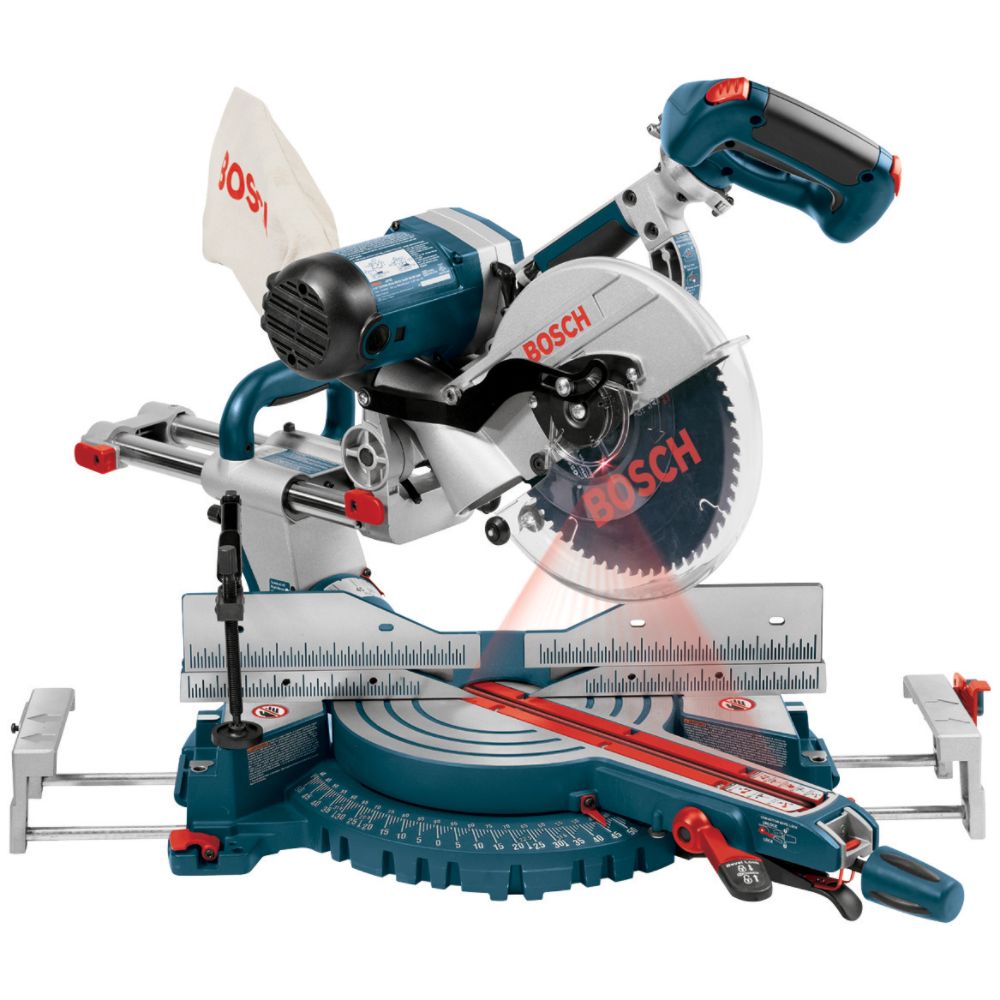 Bosch Tools 10 in. Dual-Bevel Laser Slide Miter Saw