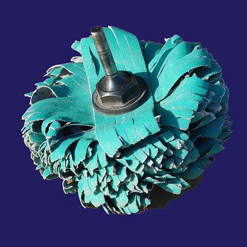 Sand-Flee Finishing Mop 4 Single Mop Kit (48 Sheet) Green 220 Grit - RJR-4SM-220-JF88 Best Price