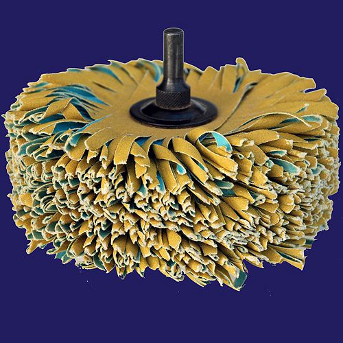 Sand-Flee Finishing Mop 6 Double Mop Kit (96 Sheet) Gold 180 Grit - RJR-6DM-180-K Best Price