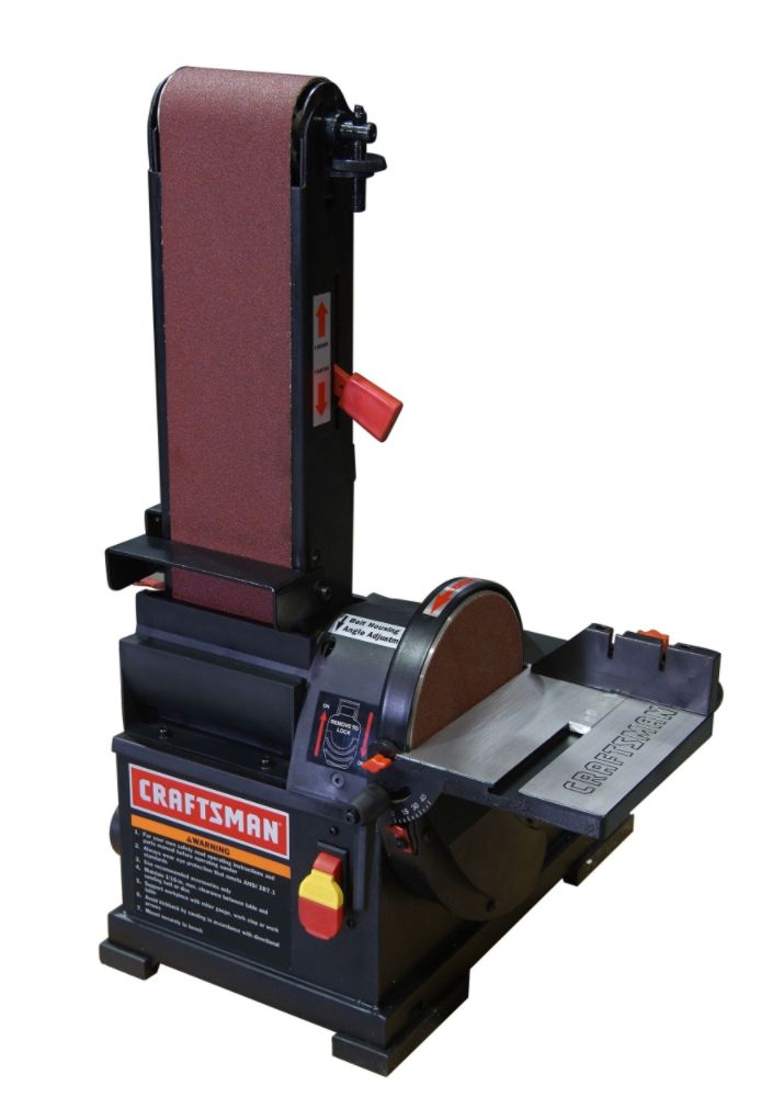 Craftsman Belt & Disc Sander, Bench Top, 4 x 36 in. belt and 6 in. disc