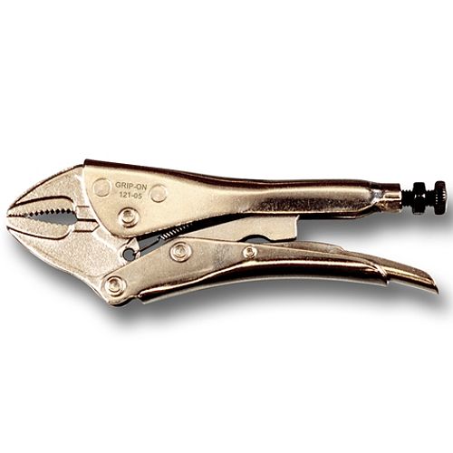 Grip-On 5 Curved Jaw Locking Pliers w/ cutter - GR121-05 Best Price