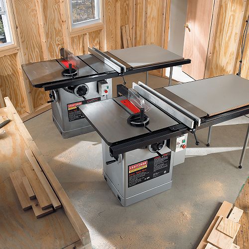 Craftsman Professional 10 in. 3-hp Table Saw with Wooden Extension  2 Support Legs and Right-tilt Arbor Best Price