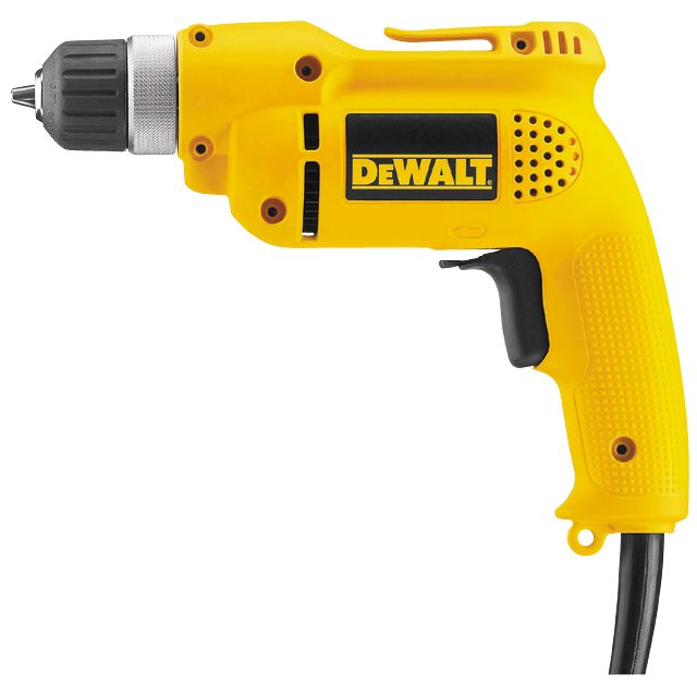 DeWalt 6.0 amp Corded Drill with Keyless Chuck and Kit Box
