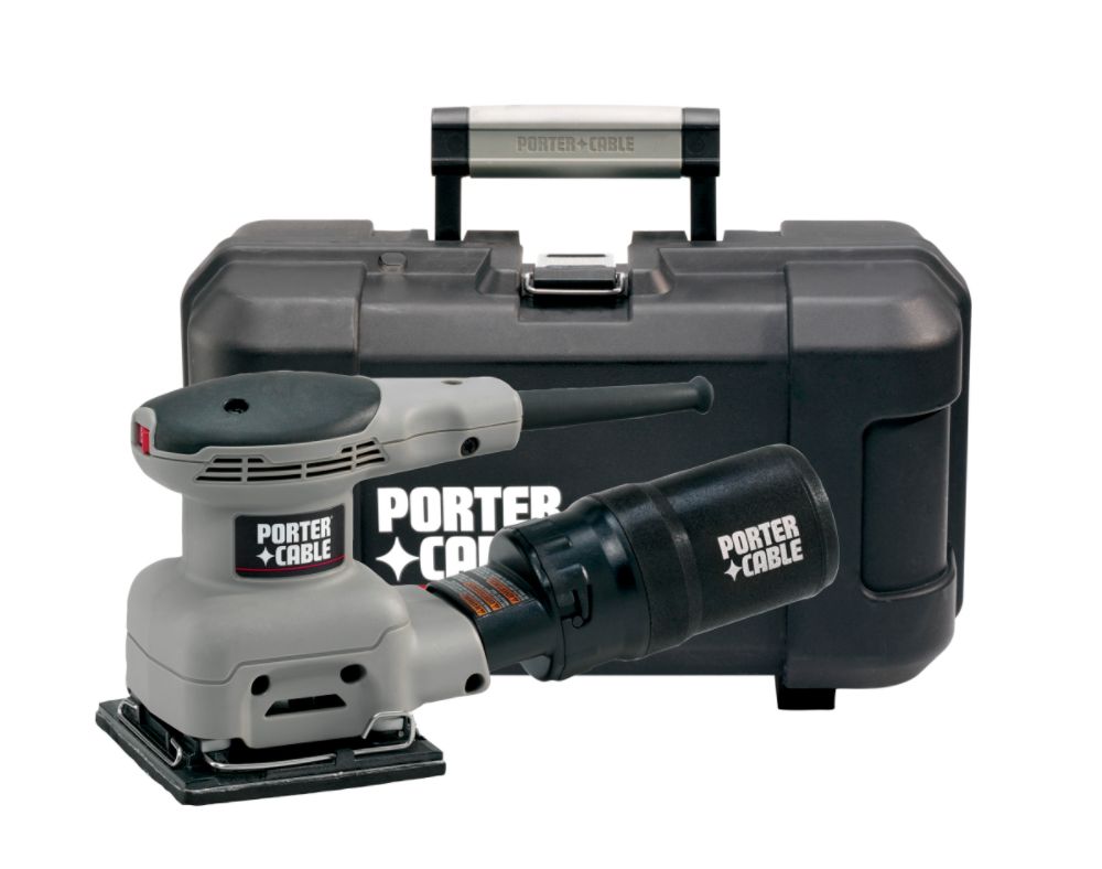 Porter Cable 1/4 Sheet Palm-Grip Finishing Sander Kit