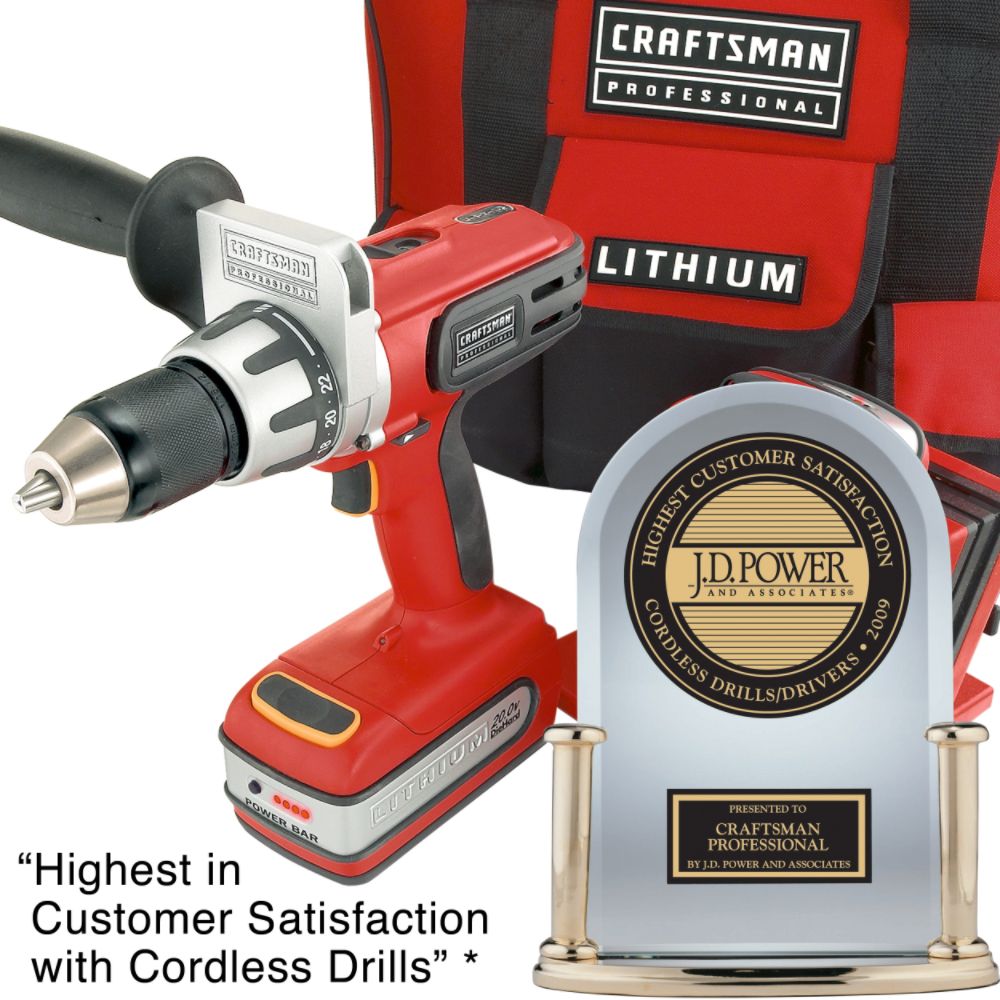Craftsman Professional 20 volt Lithium-Ion 1/2 in. Drill/Driver with Contractor Utility Bag