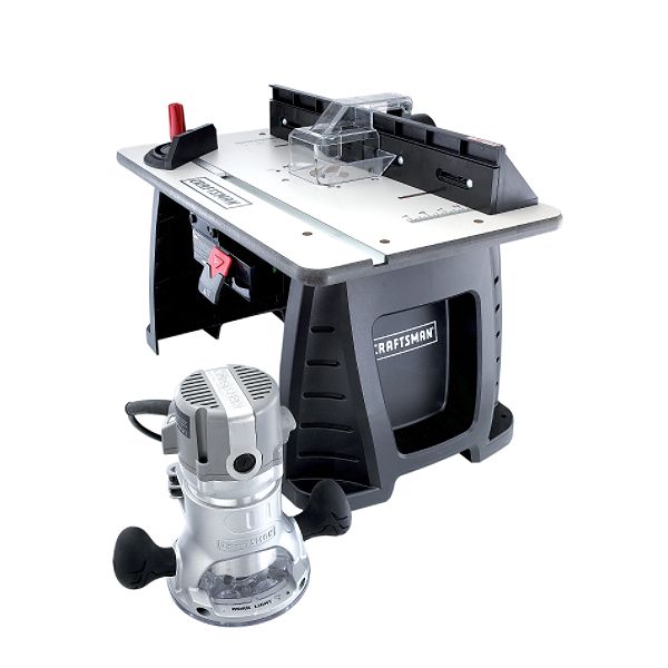 Craftsman 28180 9.5 amp 1-3/4 hp Corded Fixed-Base Combo Router/Table