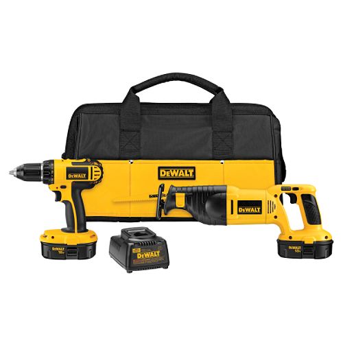 DeWalt 18V Drill & Reciprocating Saw Combo