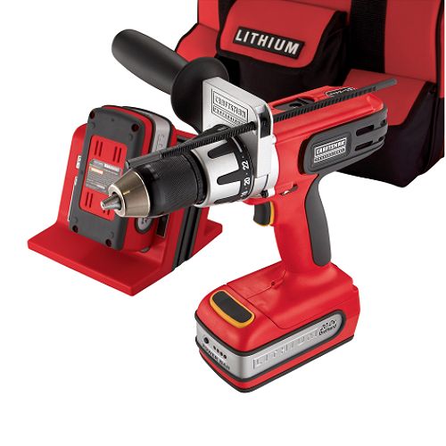 Craftsman Professional 20 volt Lithium-Ion 1 2 in. Hammer Drill Driver Kit
