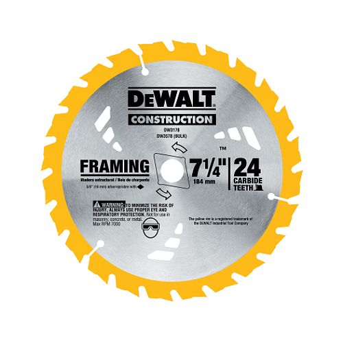 DeWalt 7-1 4 in. 24T Thin Kerf Blade 