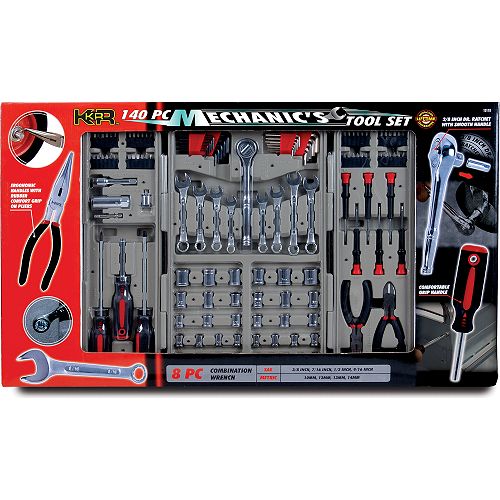KR Tools 140 pc. Professional Tool Set - 10118 Best Price