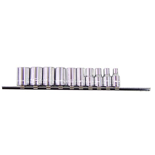 Companion 10 pc. Metric Socket Set  6 pt. Standard  1/4 in. Drive - 30578 Best Price