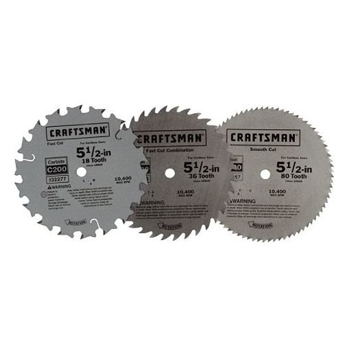 Craftsman 5-1 2 in. Cordless Saw Blade - 3 pack - 32055 
