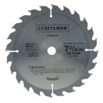 Craftsman 7-1 4 in. Carbide Circular Saw Blade - 24T - 32254 by Vermont American Corporation