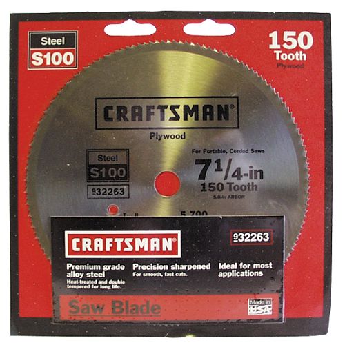 Craftsman 7-1 4 in. Heat Treated Steel Blade - 48T - 32263 