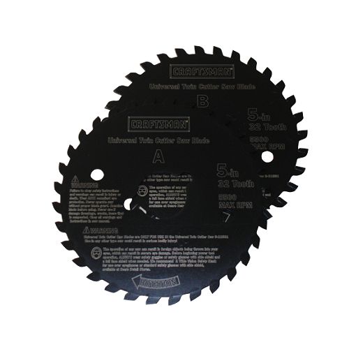 Craftsman 5 in. Twin Cutter Replacement Blades - 2 pack - 32556 