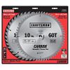 10 in. Blade Pack 40T and 60T Carbide Teeth