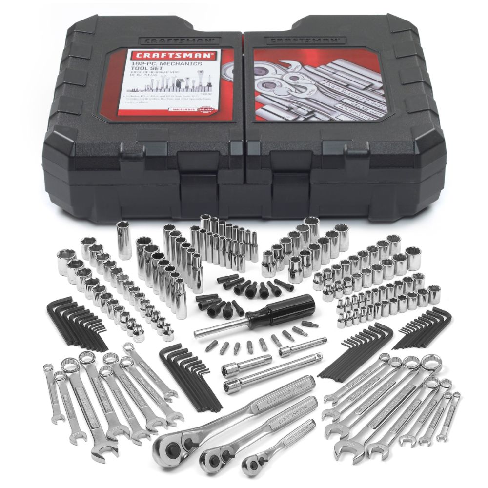192 pc. Mechanics Tool Set with Trifold Case