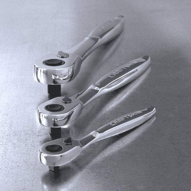 Craftsman 3 pc. Thin Profile Ratchet Set