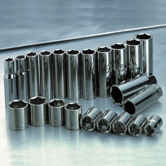 Craftsman 22 pc. Socket Set, 6 pt. Metric