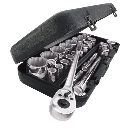 Craftsman 24 pc. Standard Easy Read Socket Wrench Set, 12 pt., 3 4 in. Dr. - 34892 by 