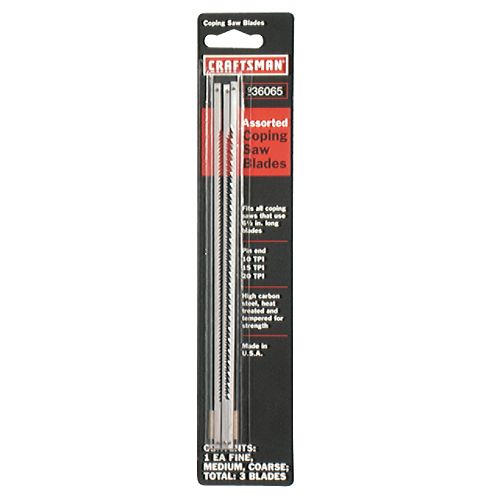 Craftsman Pin End Coping Saw Blades  Assortment Pack - 36065 Best Price
