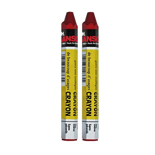 C.H. Hanson 2 pack of Red Lumber Crayons - CH10356 Best Price