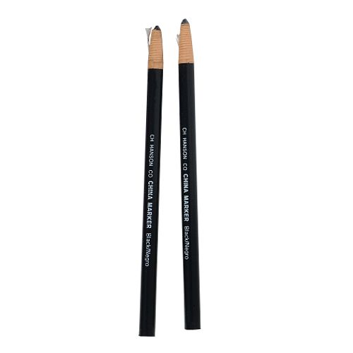 C.H. Hanson 2 pack of Black China Markers - CH10260 Best Price