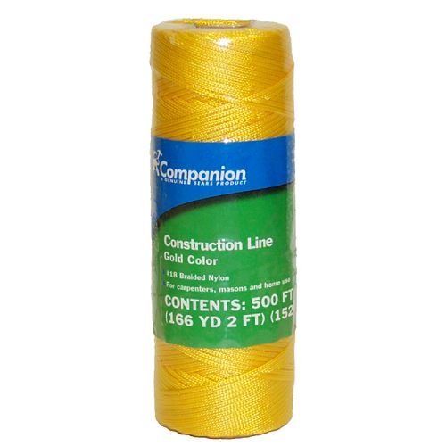 Companion 250 ft. Construction Line, Gold - 37642
